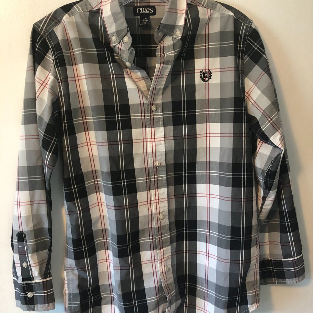 Chaps Dress Shirt - Boys L